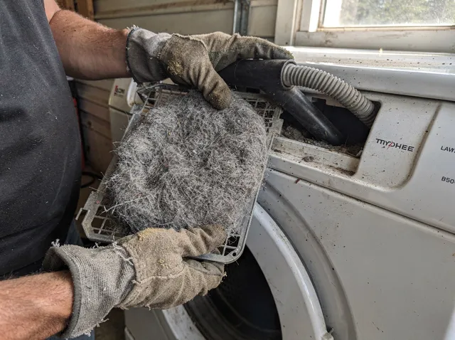 Cleaning Dryer Lint Trap in Colorado Springs, CO