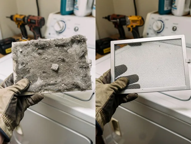 Professional lint trap cleaning by Colorado Springs Dryer Vent Cleaning in Colorado Springs