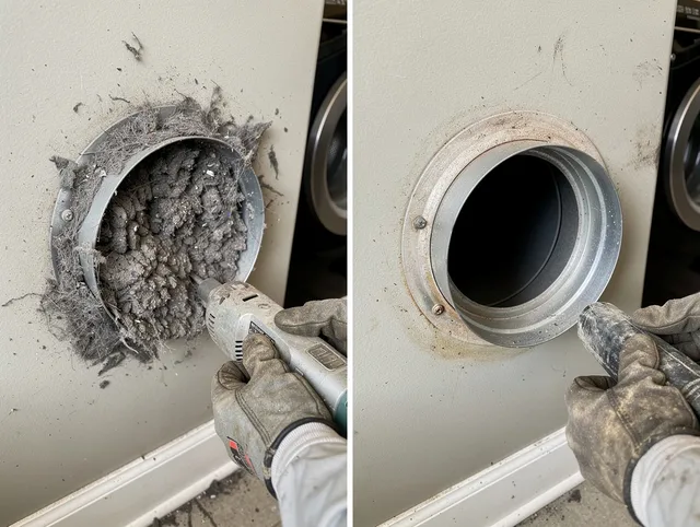 Professional clogged vent cleaning by Colorado Springs Dryer Vent Cleaning in Colorado Springs