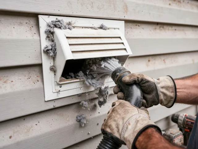 Professional dryer vent cleaning by Colorado Springs Dryer Vent Cleaning in Colorado Springs