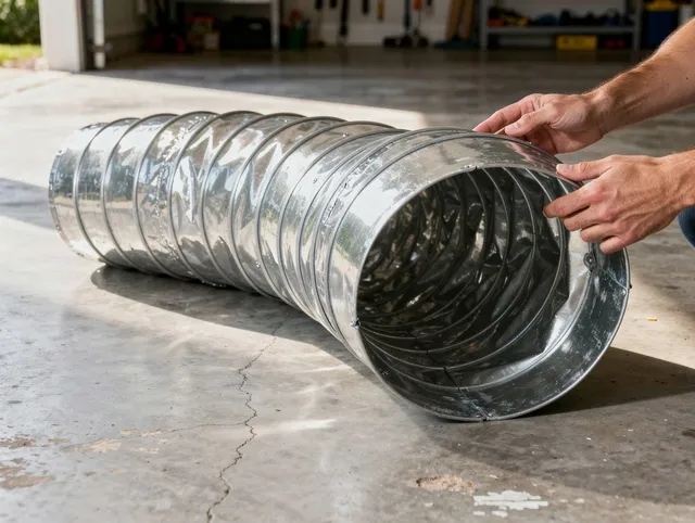 Colorado Springs Dryer Vent Cleaning specialist using advanced equipment for thorough duct cleaning in Colorado Springs