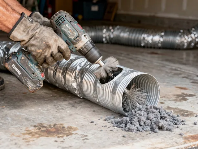 Professional duct cleaning by Colorado Springs Dryer Vent Cleaning in Colorado Springs